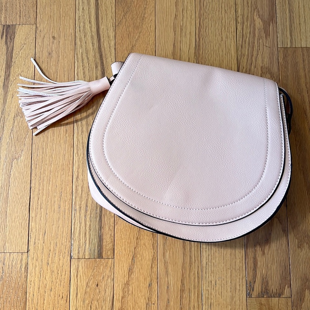Old Navy Pink Saddle Shoulder Bag